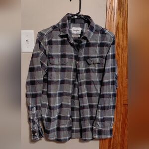 Goodfellow & Co Plaid Shirt - Black, Gray, and Purple